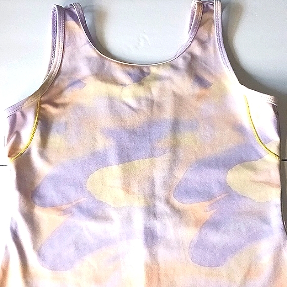 CAT&JACK Multi-Colored Pull-On Biketard Keyhole Cut-Out Back Size XL 14 - Picture 1 of 12